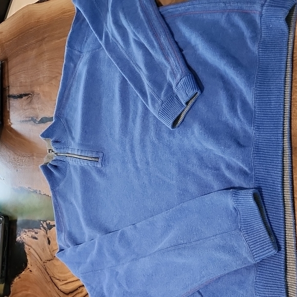 Tommy Bahama Men's blue sweater - Picture 3 of 4